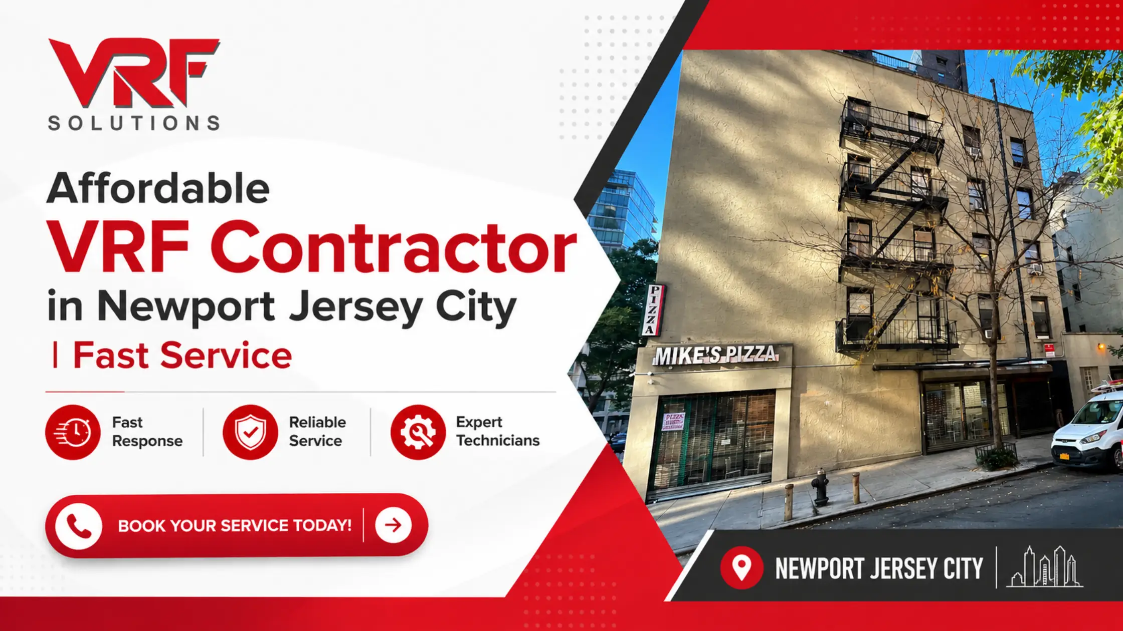 Affordable VRF Contractor in Newport Jersey City | Fast Service