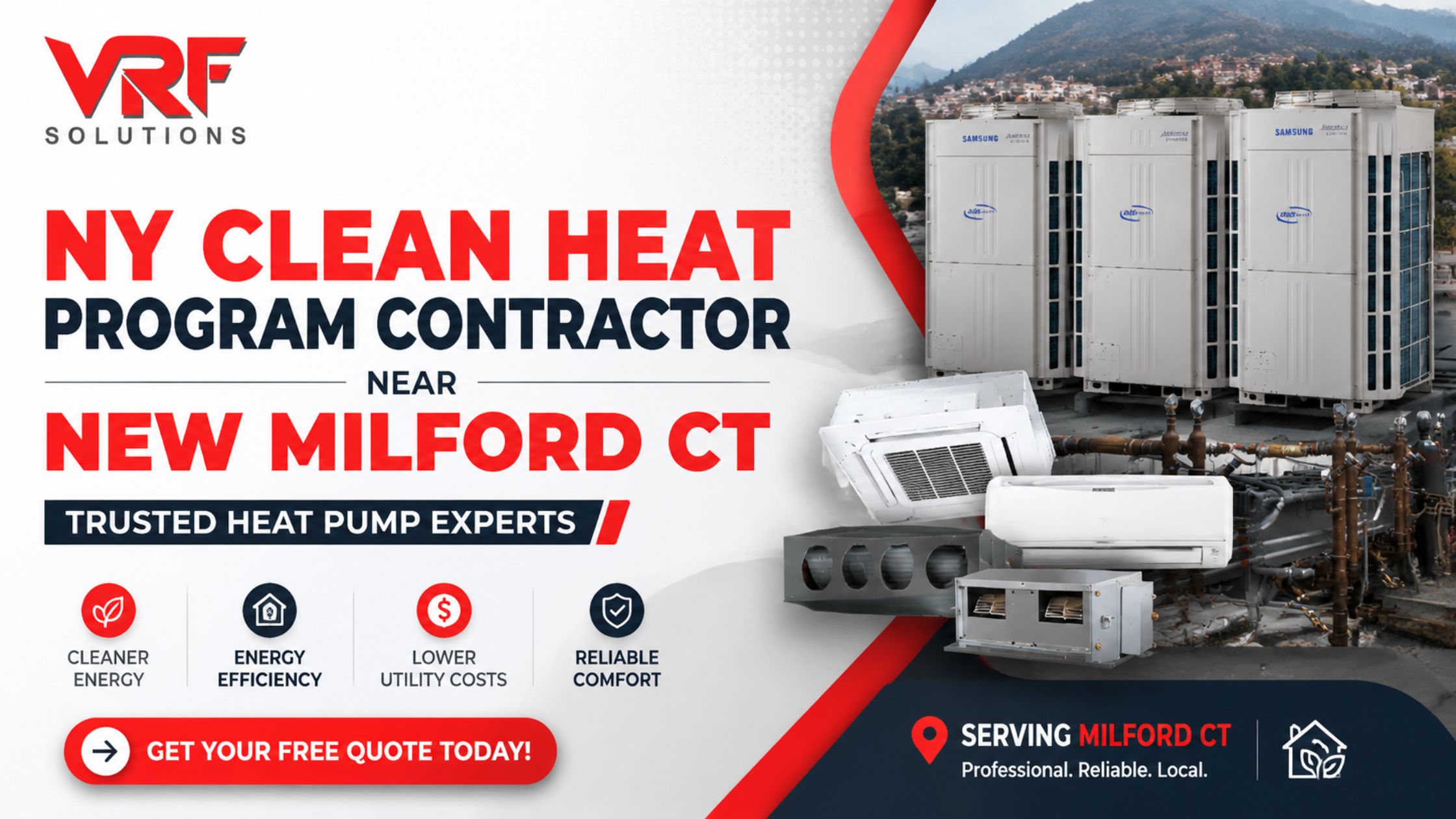 NY Clean Heat Program Contractor Near New Milford CT | Trusted Heat Pump Experts
